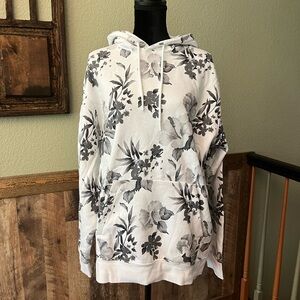 CSG Floral Hibiscus Hoodie!!  NWOT! Size L